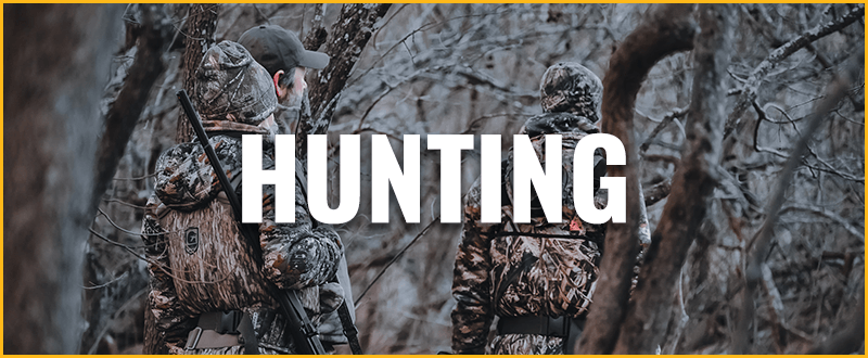 two men hunting